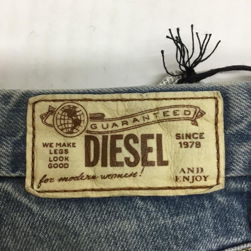 DIESEL 26インチ ディーゼル パンツ デニム、ジーンズ FLAIRLEGG 0888Z ワイドパンツ W26L32 水色 / ライトブルー / 10096274_画像7