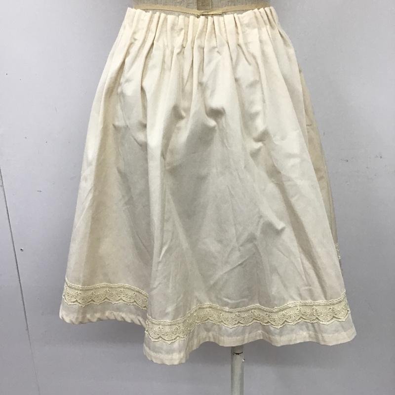 axes femme M アクシーズファム スカート ひざ丈スカート TS271X42 ギャザー レース Skirt Medium Skirt 10094386_画像2