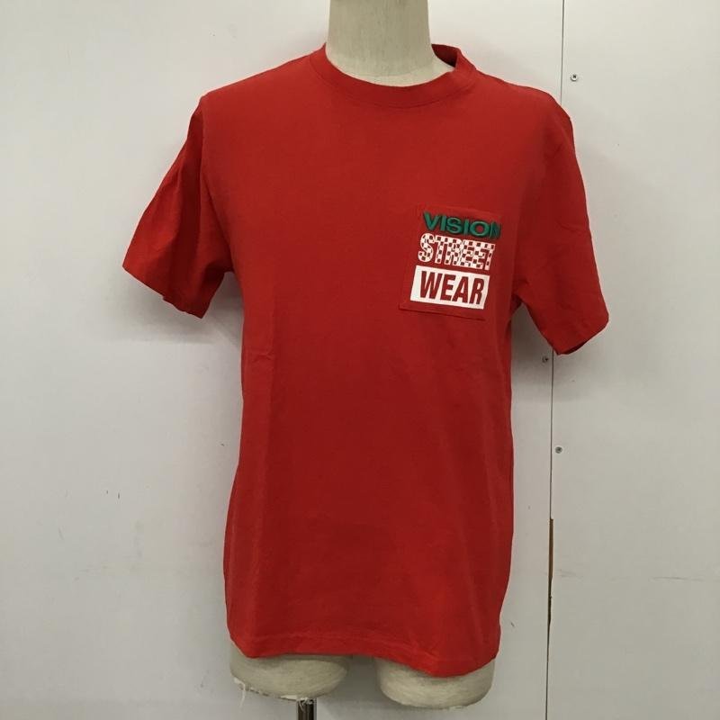 VISION STREET WEAR L ヴィジョン ストリート ウェア Tシャツ 半袖 8504123-T クルーネック 胸ポケット T Shirt 10094137_画像1