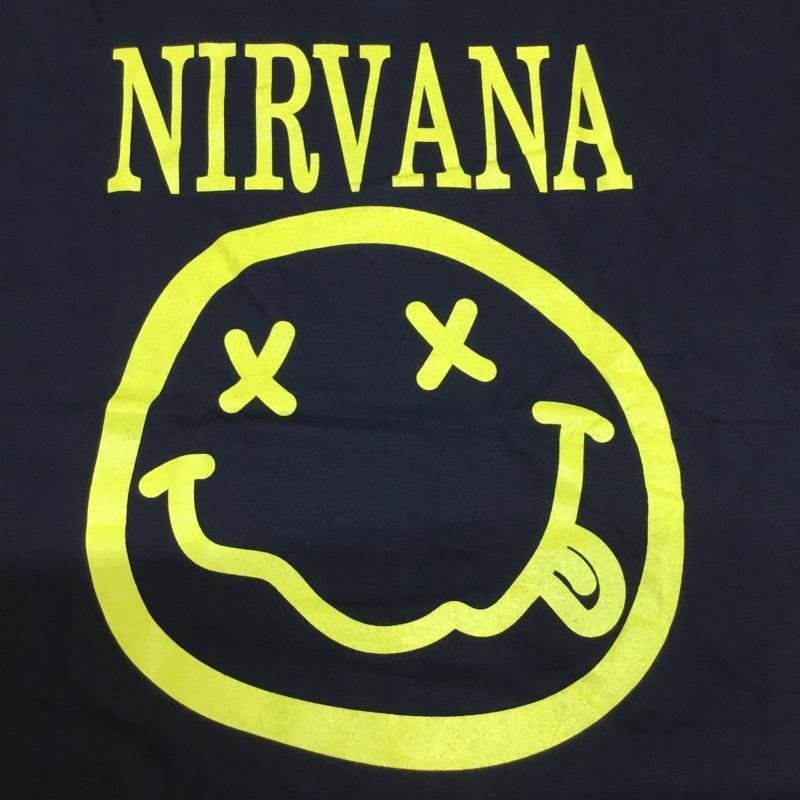 USED XL 古着 Tシャツ 半袖 movie music バンドTシャツ プリントT NIRVANA T Shirt 黒 / ブラック / 10092653_画像6