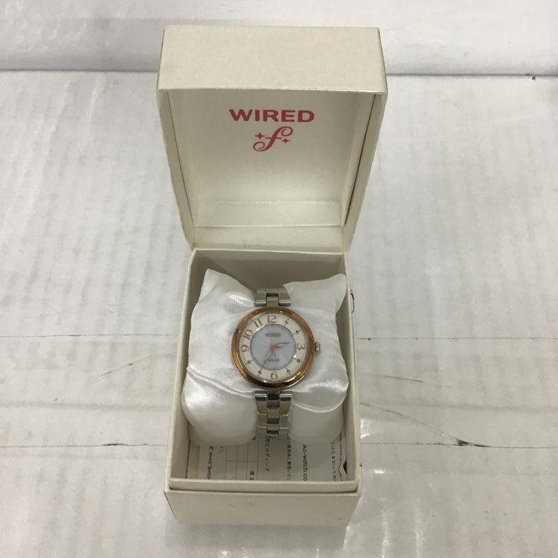 WIRED inscription less Wired wristwatch analogue ( quartz type ) V117-0DV0 solar box have Watch Analog (Quartz) 10099803