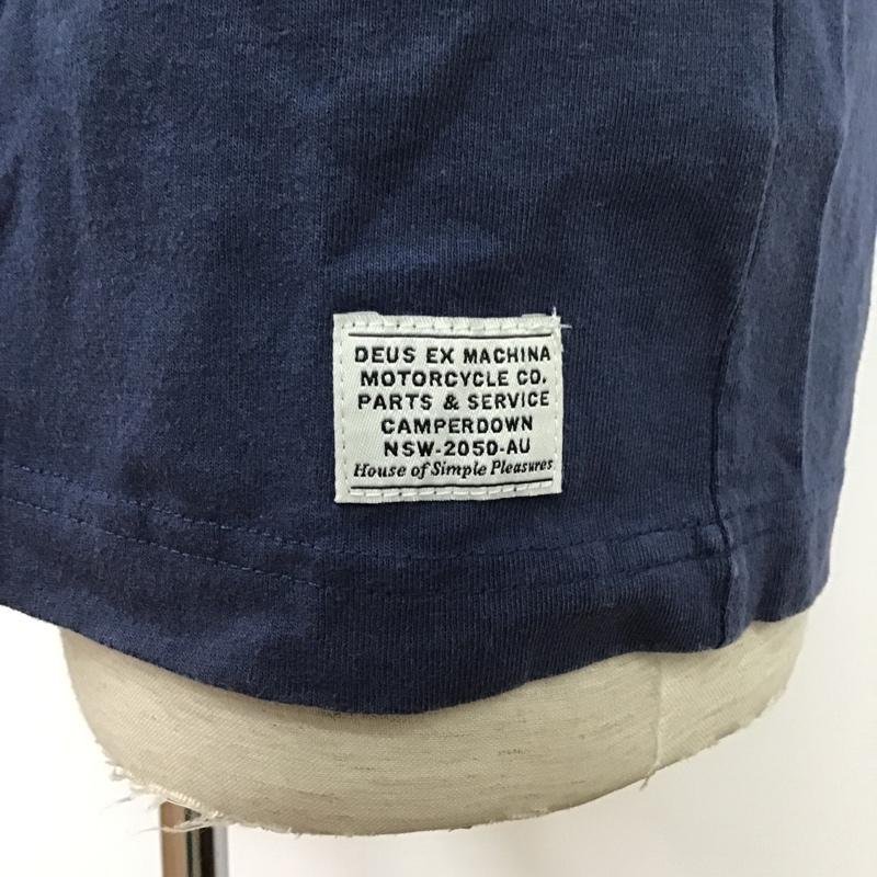 DEUS EX MACHINA S デウスエクスマキナ Tシャツ 半袖 DMP61887 STANDARD APPLIQUE TEE T Shirt 紺 / ネイビー / 10097070_画像4