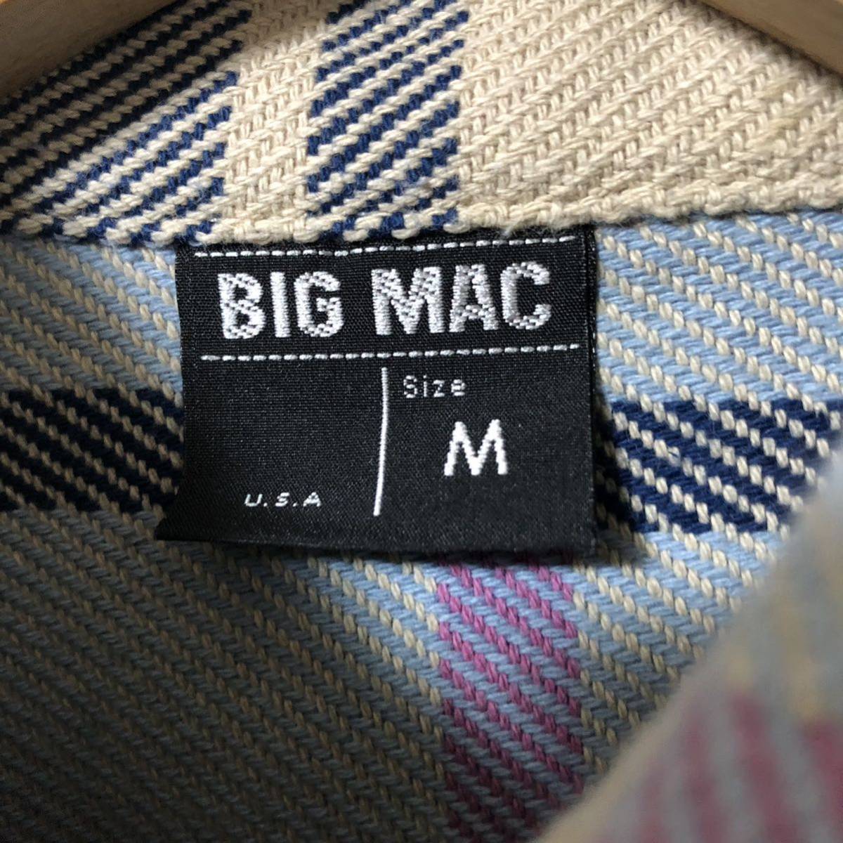 BIG MAC ビッグマック　CIAOPANICコラボ チェック　人気　シャツ_画像8