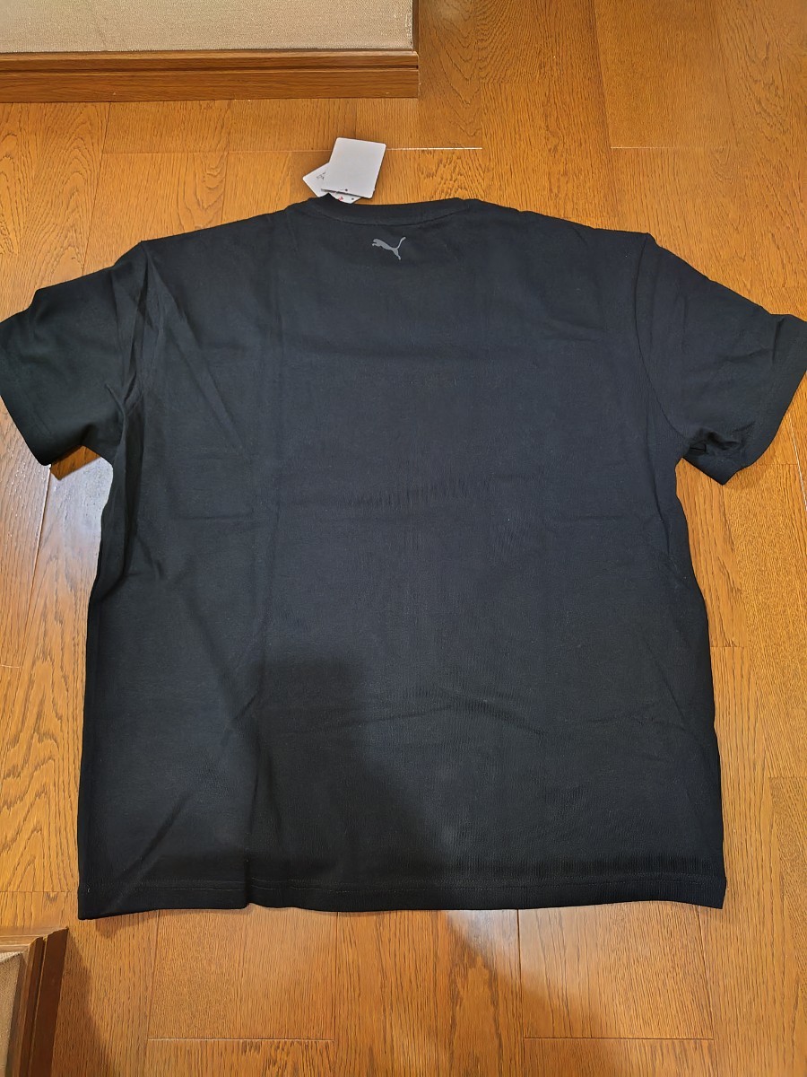 国内正規 新品未使用タグ付 プーマ半袖Tシャツ 黒 Lサイズ レターパックプラス520円_画像6