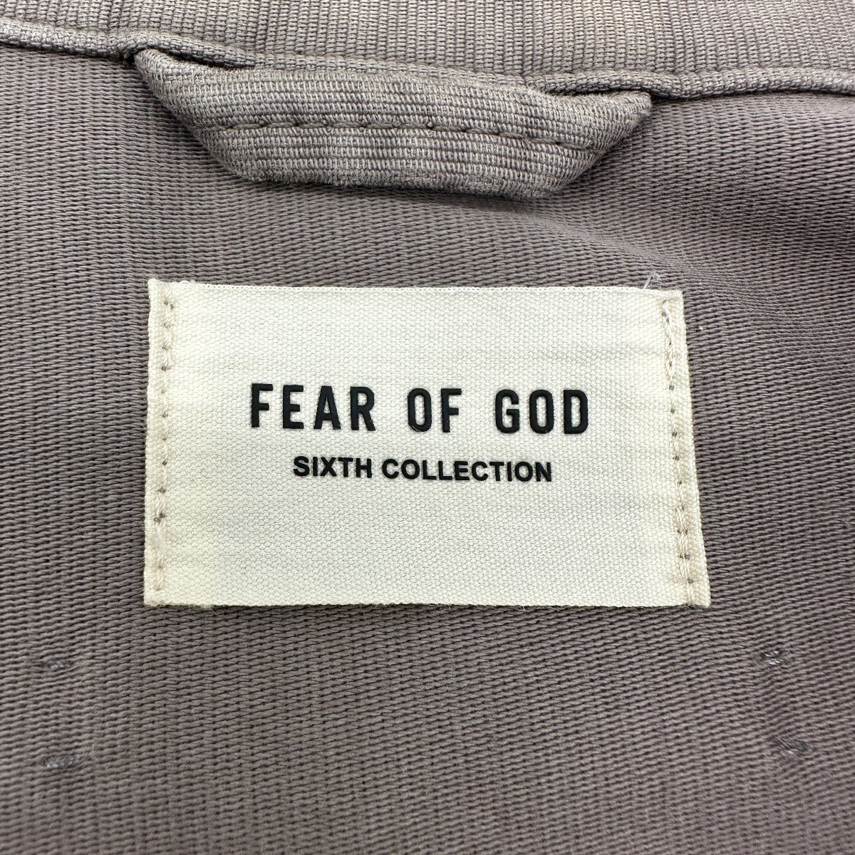 Z121■FEAR OF GOD　フィアオブゴッド■デニムジャケット　　139190　6S19-6018■　Lサイズ　グレー_画像4