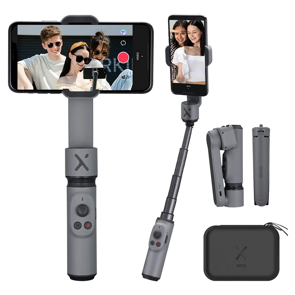 Zhiyun Smooth X スマホジンバル セット スタビライザー 折りたたみ式 電動 自撮り棒 伸縮 手ブレ防止