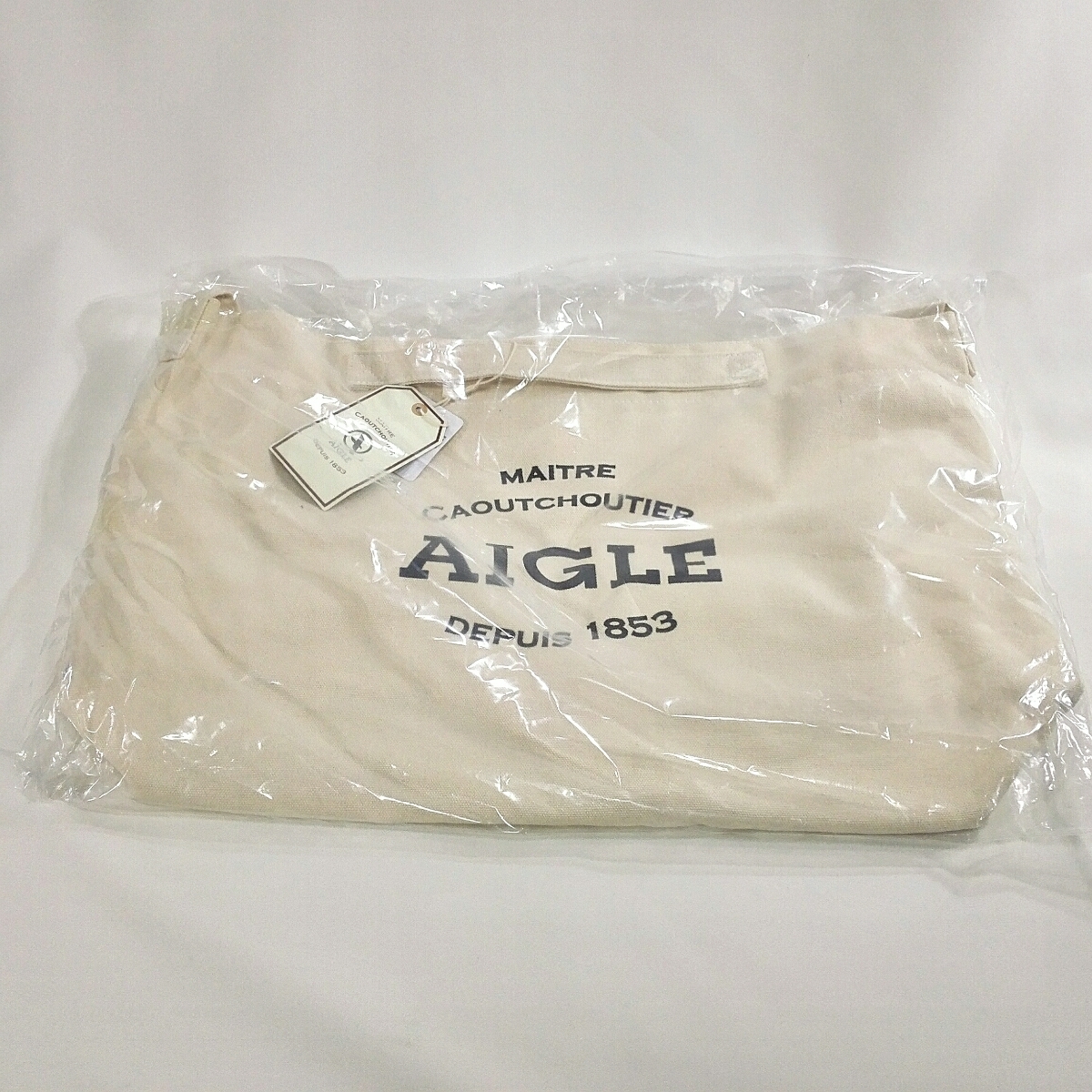 regular price 6,372 jpy prompt decision new goods AIGLE Aigle canvas 2way bag shoulder bag Point Real auction salling
