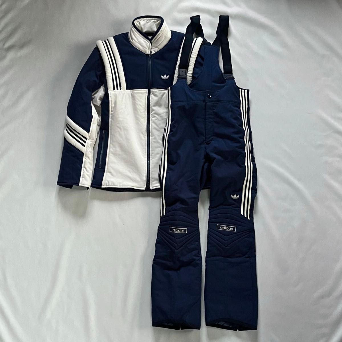 80年前期 adidas】スキーウェア セットアップ デサント社製 古着 80年前期 adidas】スキーウェア セットアップ デサント社製 古着