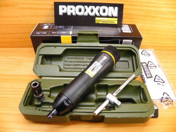 プロクソン 1/4(6.35)トルクレンチ ドライバー MC10 (2~10Nm) PROXXON マイクロクリック 83348 カーボン自転車