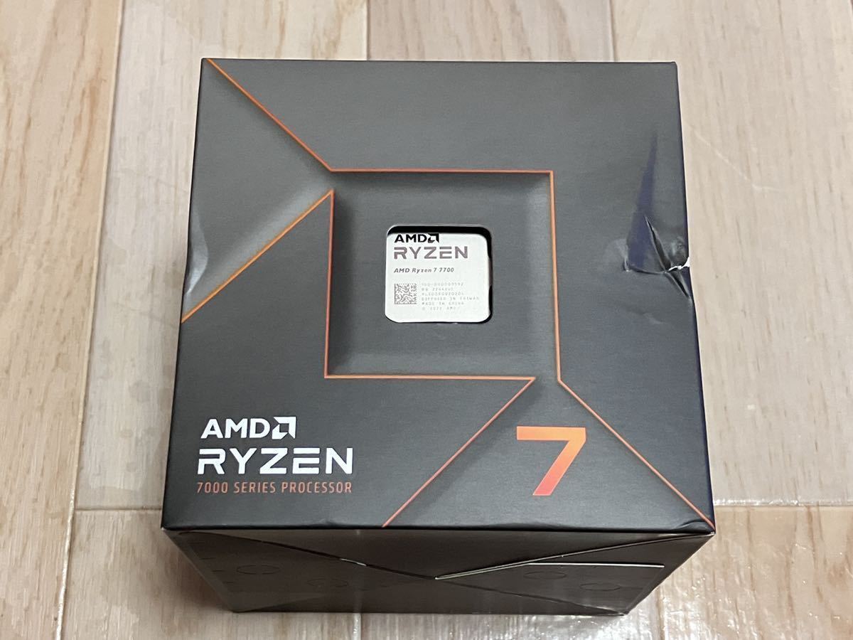 AMD Ryzen 7 7700 BOX AM5 CPU 65W クーラー付属 ②