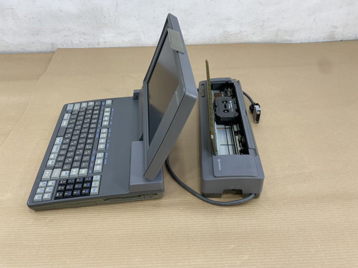HITACHI Hitachi personal word processor BP-10 printer attaching 