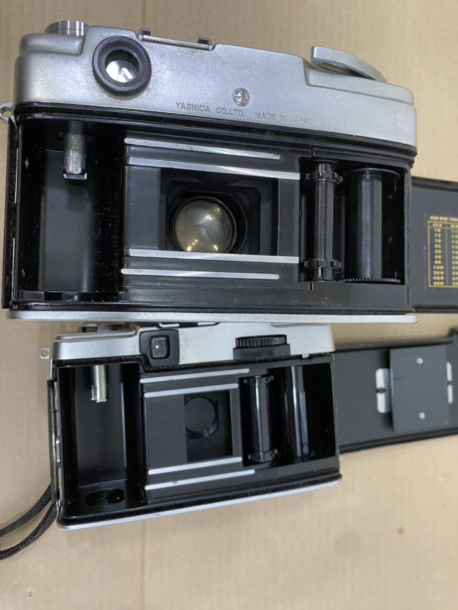 YASHICA ヤシカ LYNX-1000 レンズ 1:1.8 1=4.5cm / OLYMPUS-PEN EE-3 レンズ 1:3.5 f=28mm フィルムカメラ 2点 レンジファインダー _画像10