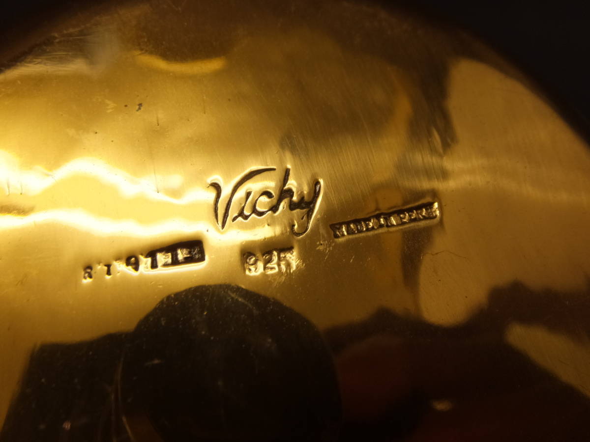 [121402] 銅器　コースター グラスマット　銀細工 925刻印　Vichy Industrial社　ペルー製　５点_画像9