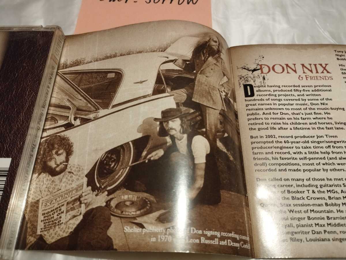 DON NIX & FRIENDS ドン・ニックス Going Down-Songs Of Don Nix US盤CD Brian May John Mayall Dan Penn Leslie West Bobby Whitlock_画像2