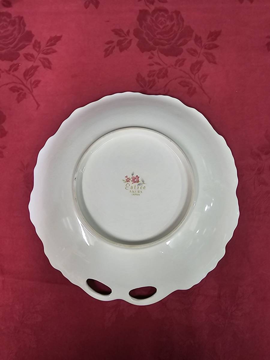 陶器　Entree AKURA 　食器　皿　プレート　お皿１枚　サイズ約24.5cm高さ4.5cm　ep-236_画像4