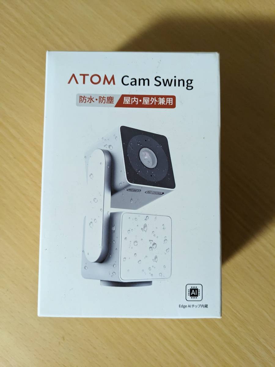 【新品・未開封】ATOM Cam Swing 自動追尾防犯ネットワークカメラ Yahoo!オークション - ATOM Cam Swing 防水 首振り ネットワーク