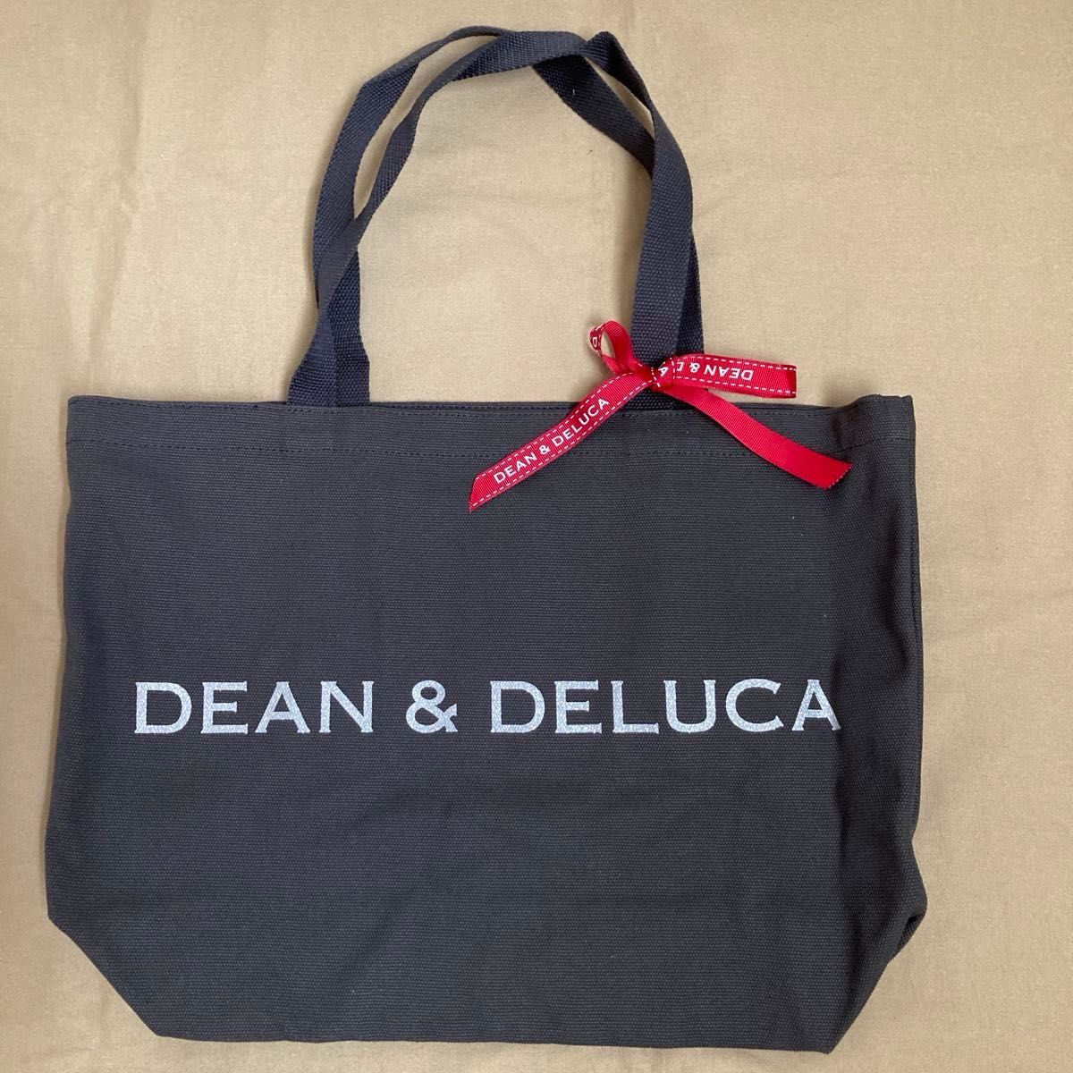 DEAN&DELUCAディーン&デルーカ◇トートバッグ◇ストーングレー Lサイズ〈完売品〉