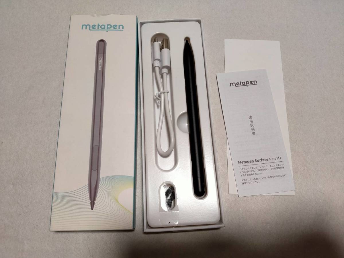 【一円スタート】Metapen Surface用タッチペン 磁気吸着機能 1024段感圧 1円 HAM01_1175_画像1