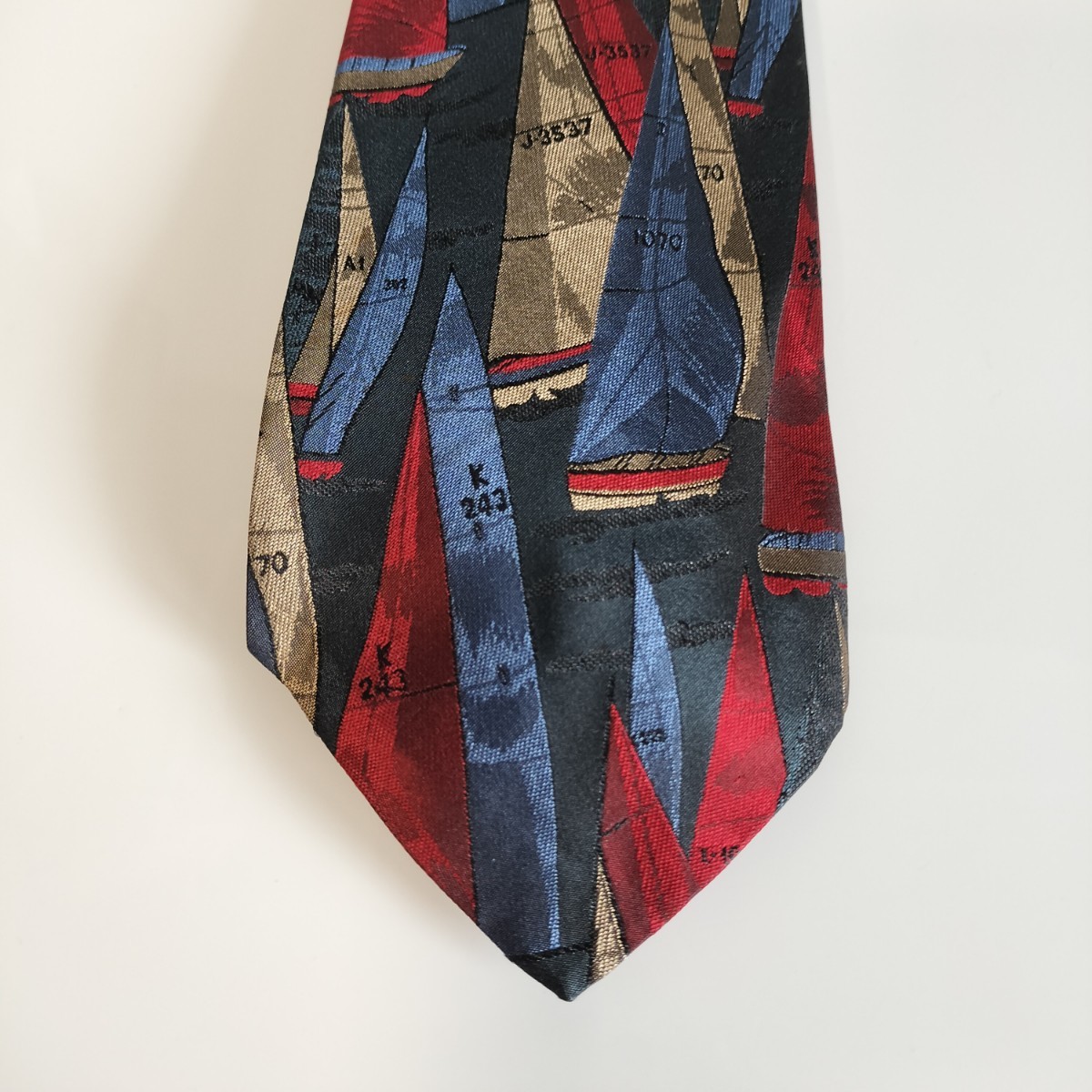 RALPH LAUREN( Ralph Lauren ) yacht pattern necktie 