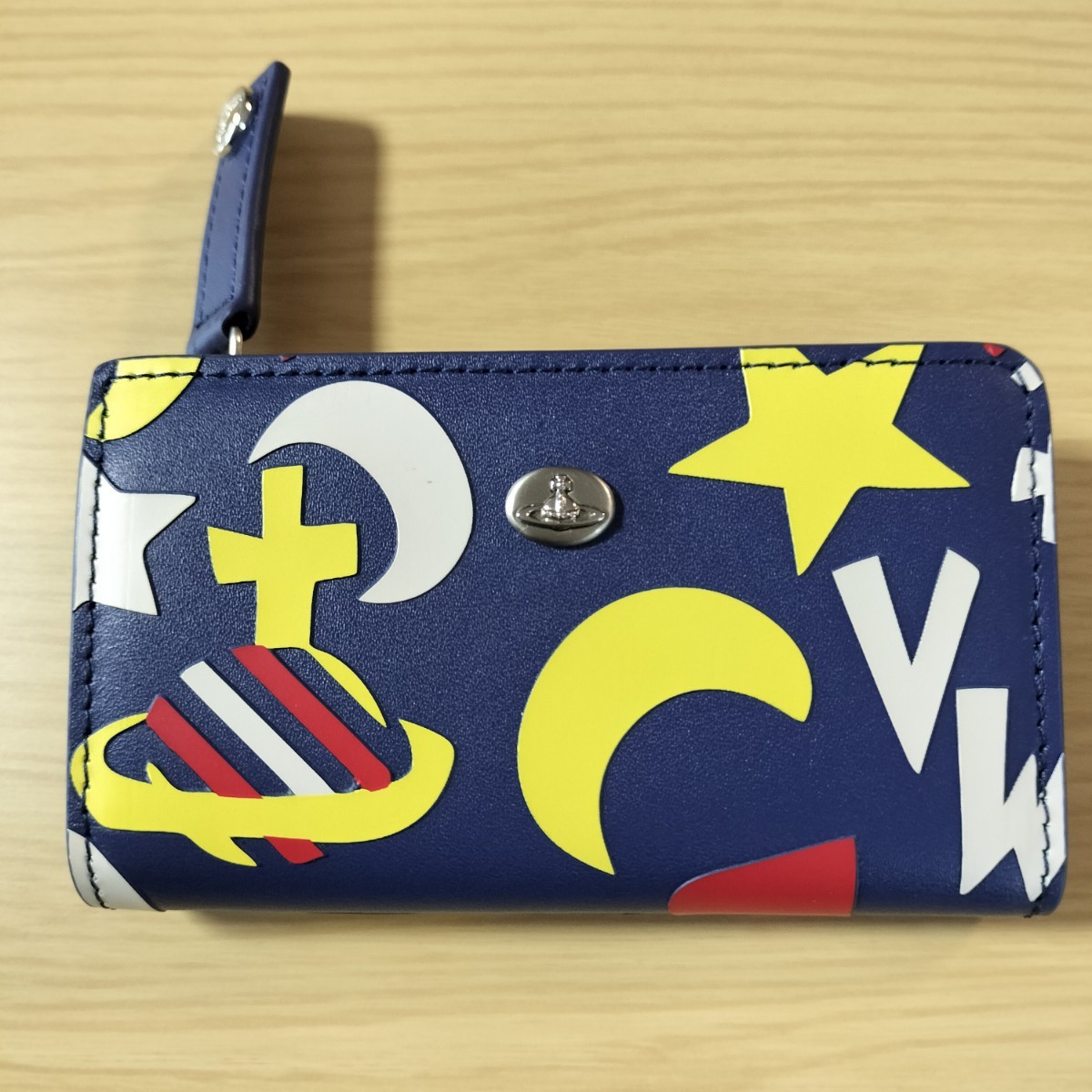 Vivienne Westwood(ヴィヴィアンウエストウッド)青オーブコインケース付きキーケース　キーリング　小銭入れ　ミニ財布として新品　未使用