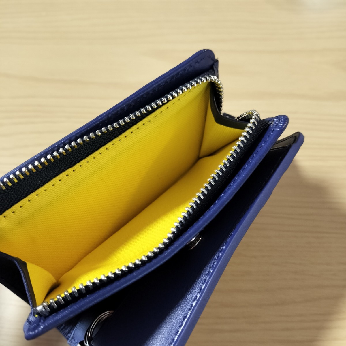 Vivienne Westwood(ヴィヴィアンウエストウッド)青オーブコインケース付きキーケース　キーリング　小銭入れ　ミニ財布として新品　未使用_画像4