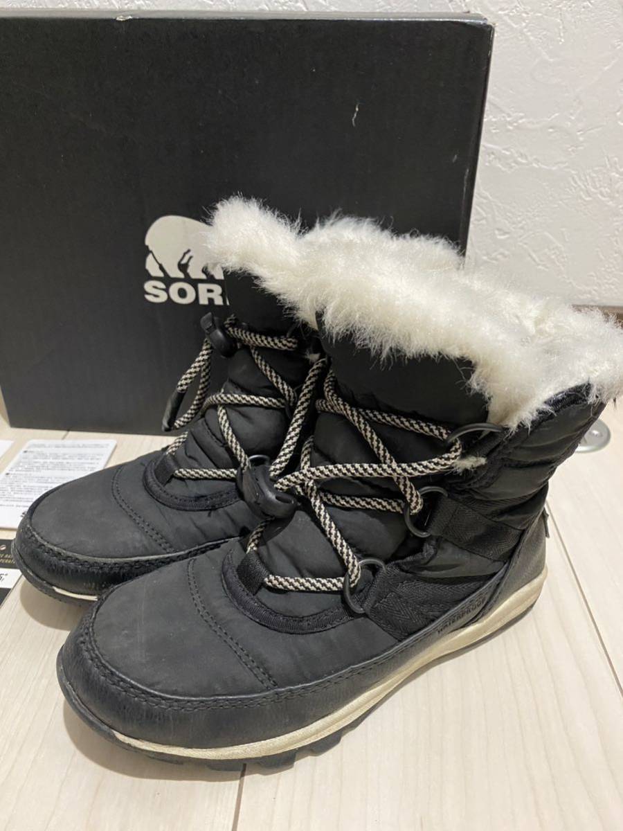 SOREL ソレル　キッズ　スノーブーツ　ユース ウィットニー ショート レース　19cm_画像2