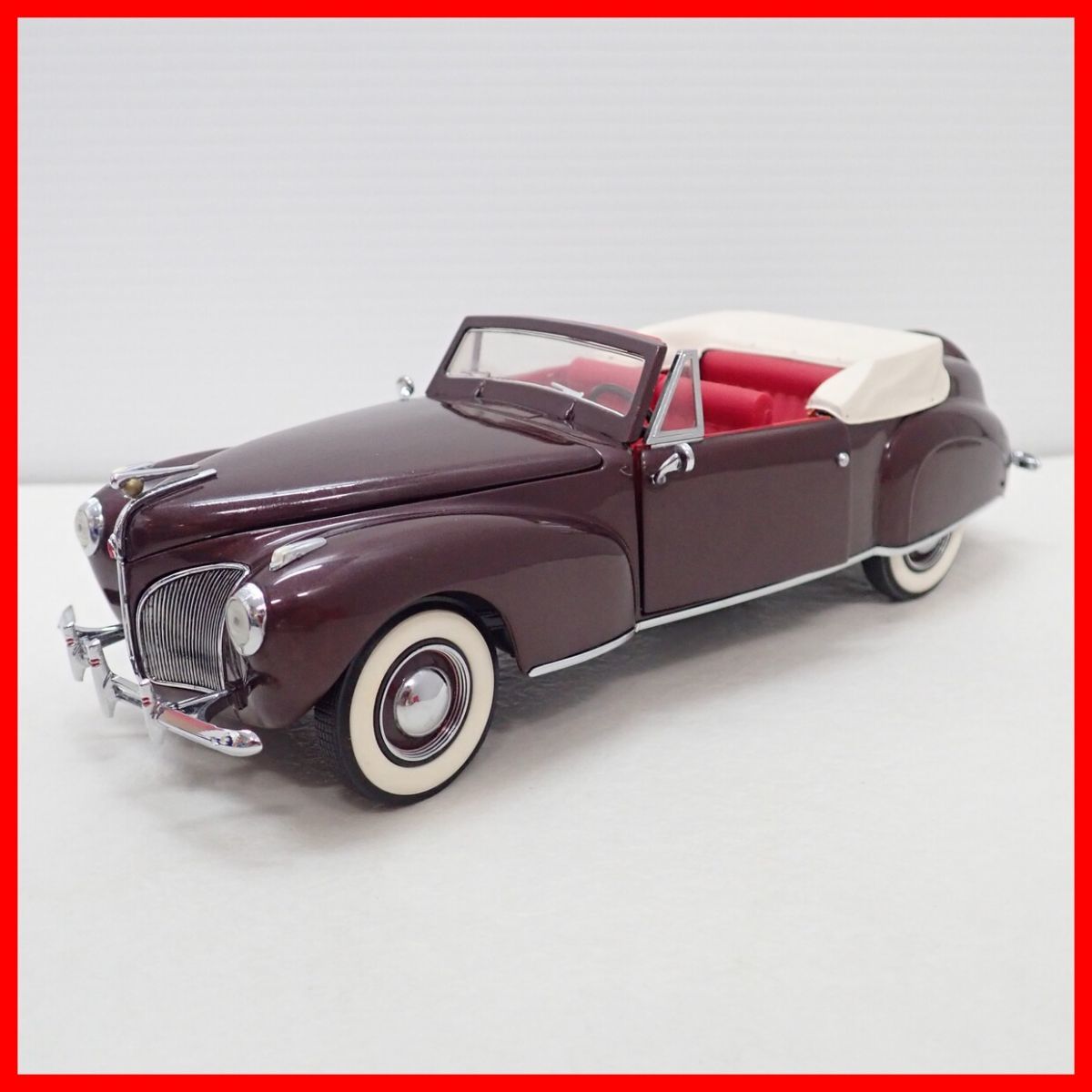 ☆フランクリンミント 1/24 リンカーンコンチネンタル マークI 1941 FRANKLIN MINT Lincoln Continental Mark I 1941【20_画像1