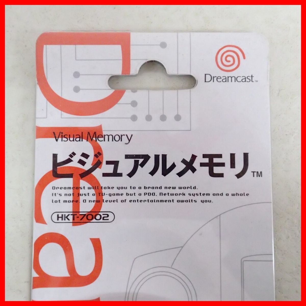 ◇DC ドリームキャスト ビジュアルメモリ HKT-7002 SEGA セガ 箱付【10_画像3