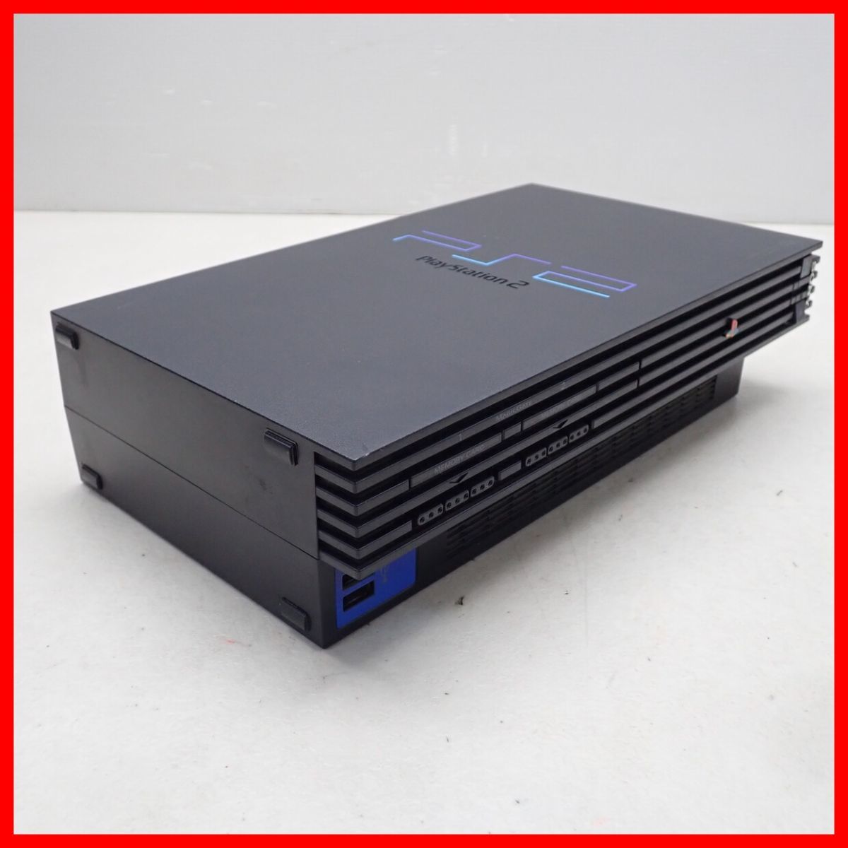 動作品 PS2 プレステ2 本体 SCPH-50000 ミッドナイト・ブラック + ワイルドアームズ アドヴァンスドサード まとめてセット SONY ソニー【20_画像7