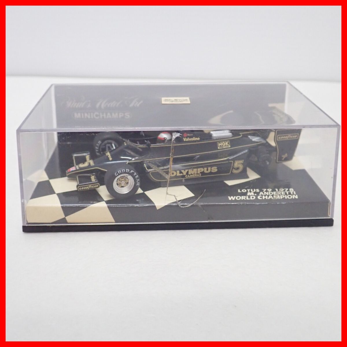 ☆PMA 1/43 ロータス 79 1978 No.430780005 M.アンドレッティ ワールドチャンピオン #5 Lotus 79 ミニチャンプス パーツ破損有 現状品【10_画像10