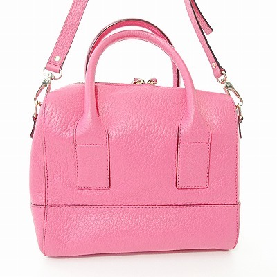 ケイトスペード KATE SPADE 2WAY ショルダーバッグ ハンドバッグ ミニボストン レザー タッセル ピンク 1215 レディース_画像2