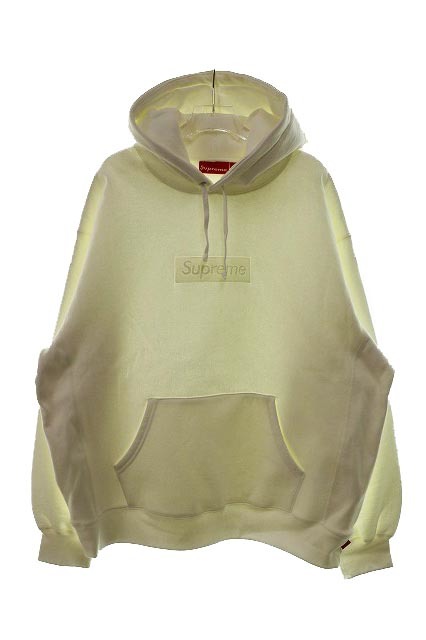 シュプリーム SUPREME 23AW Box Logo Hooded Sweatshirt スウェットパーカーWHITE／L【ブランド古着ベクトル】231230☆AA★ メンズ_画像1