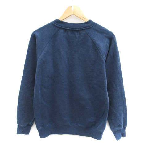  green lable lilac comb ng United Arrows green label relaxing sweatshirt long sleeve round neck reverse side nappy S blue b lumen z