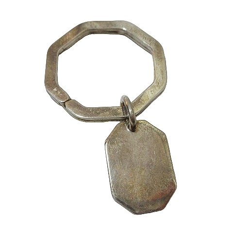  Tiffany TIFFANY & CO. ok tagon кольцо для ключей брелок для ключа SV925 Vintage анис звёздчатый форма серебряный цвет X женский 