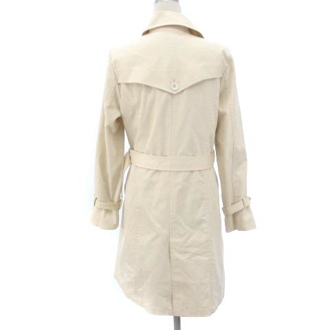  M si- M MCM trench coat 8B reverse side total pattern cotton beige group L outer #GY22 lady's 