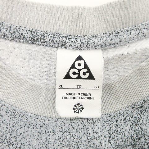ナイキエーシージー NIKE ACG 美品 22AW NRG SNOWDRIFT Tシャツ 長袖 スノードリフト柄 カットソー ロンT XL グレー ■U30 メンズ_画像5
