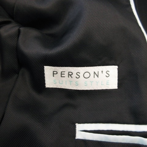  Person's PERSON\'S SUITS STYLE жакет выполненный в строгом стиле необшитый на спине шерсть полоса ходить на работу бизнес 9 чёрный черный /CK6 * женский 