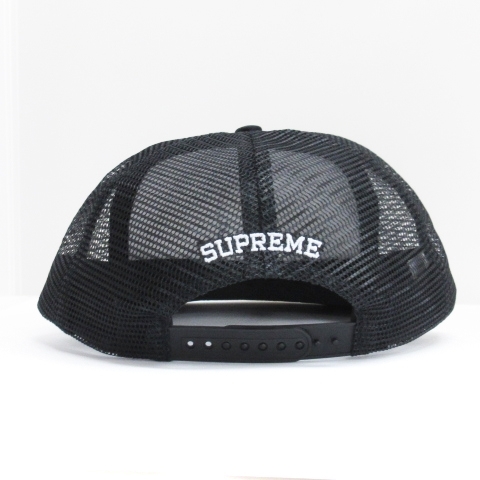 シュプリーム SUPREME 22FW Pin Up Mesh Back 5-Panel メッシュ キャップ USA製 ブラック 58cm メンズ_画像4