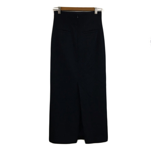  Dress Terior DRESSTERIOR skirt tight long slit plain 36 navy blue navy lady's 