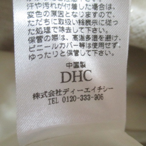 DHC セットアップ スカートスーツ 上下 ノーカラージャケット 膝丈スカート 11 オフホワイト 白 フロントホック レディース_画像3