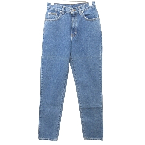 カルバンクラインジーンズ Calvin Klein Jeans デニムパンツ ストレート USA製 インディゴブルー 4 約S IBO44 1206 レディース_画像1