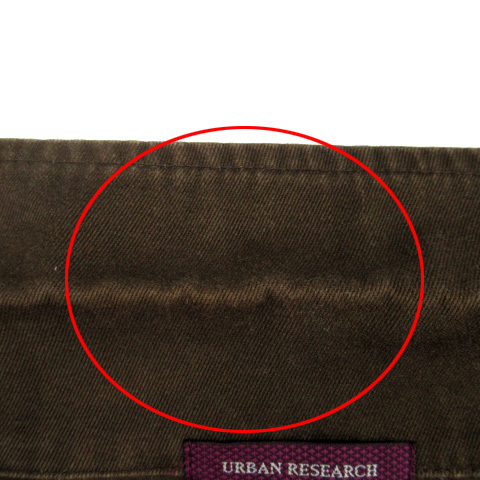  Urban Research URBAN RESEARCH open color jacket middle height ONE Brown tea /SM52 lady's 