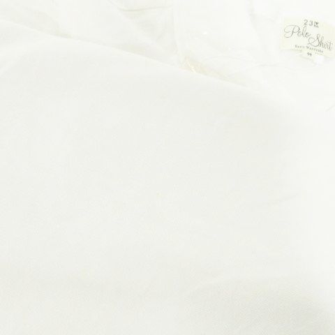 未使用品 23区 オンワード樫山 タグ付き ポロシャツ カットソー 半袖 ゴルフ 44 白 ホワイト IBO45 メンズ_画像5
