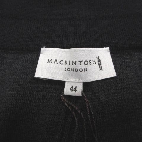 未使用品 マッキントッシュ ロンドン MACKINTOSH LONDON タグ付 ダブルフェイスニットジャケット G7E27-811 1B ウール ネイビー 44 2L 大き_画像7