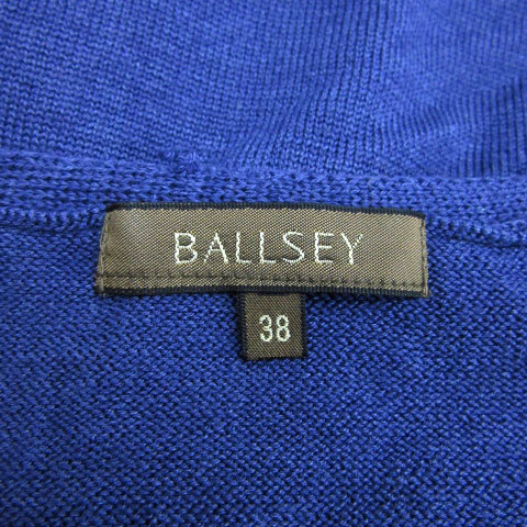 ボールジー BALLSEY トゥモローランド ニット カットソー 長袖 Vネック ウール シルク混 38 パープル 紫 /MS24 レディース_画像5