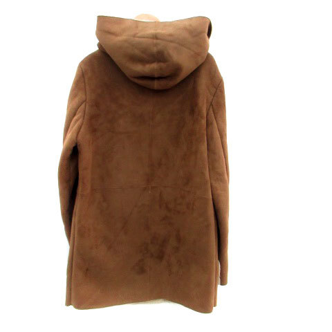  Urban Research URBAN RESEARCH искусственный мутон пальто длинный длина с капюшоном . обратная сторона боа F чай цвет Brown /HO23 женский 