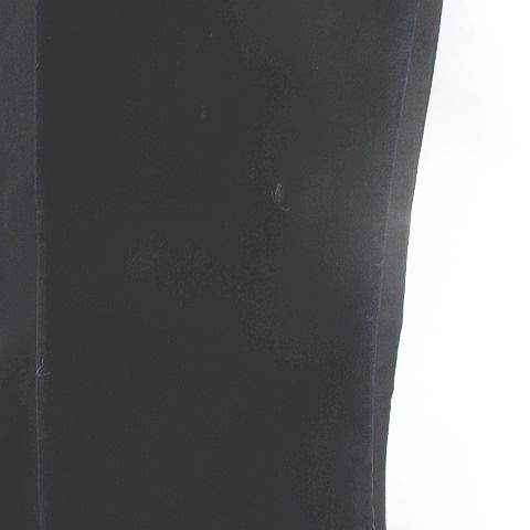 ジョルジオアルマーニ GIORGIO ARMANI ベロア調 ベスト ジレ 50 黒系 ブラック ボタン 裏地 ポケット 綿 コットン 絹 シルク メンズ_画像7