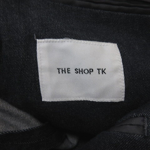 ザショップティーケー THE SHOP TK テーラードジャケット カラーデニム S 黒 ブラック /YI メンズ_画像6
