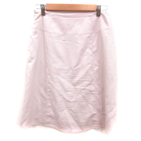 エムケー ミッシェルクラン MK MICHEL KLEIN Collection スカート フレア ひざ丈 42 ピンク /RT レディース_画像2