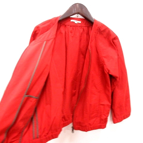  Ships SHIPS blouson Zip up M red red /RT lady's 